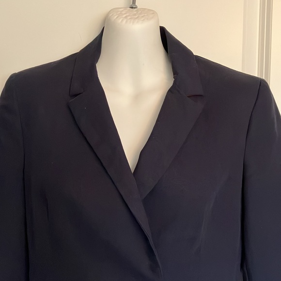 TRF Zara Collection navy double breasted jacket with gold buttons - Picture 3 of 16